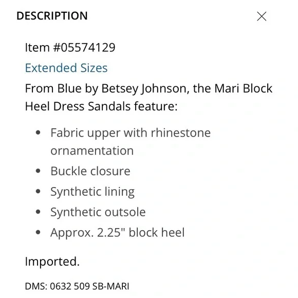 Blue by Betsey Johnson ‘Mari’ Heeled Sandals in Champagne - Picture 16 of 16